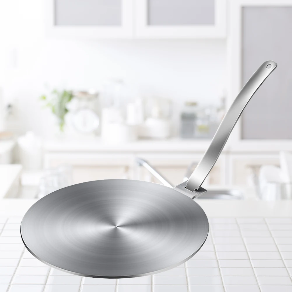 Stainless Steel Heat Conduction Plate Uniform Heat Absorption Electric Stovetop Heat Plate Kitchenware for Copper Pot Coffee Pot