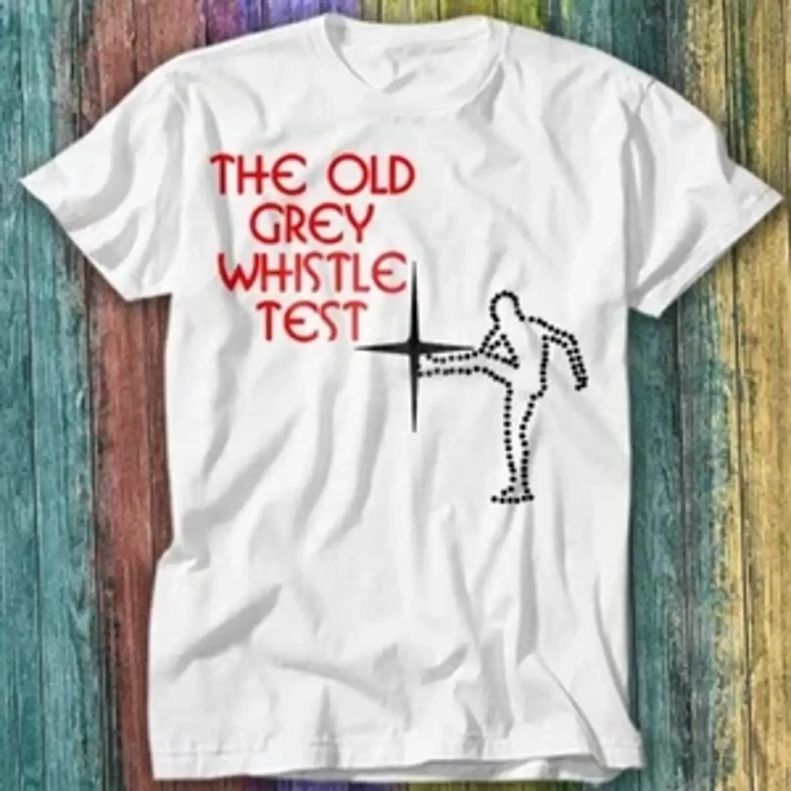 T Shirt The Old Grey Pfeifentest Musik TV Programm Show Vinyl LP Top 392 vintage Washed Unisex fashion streetwear