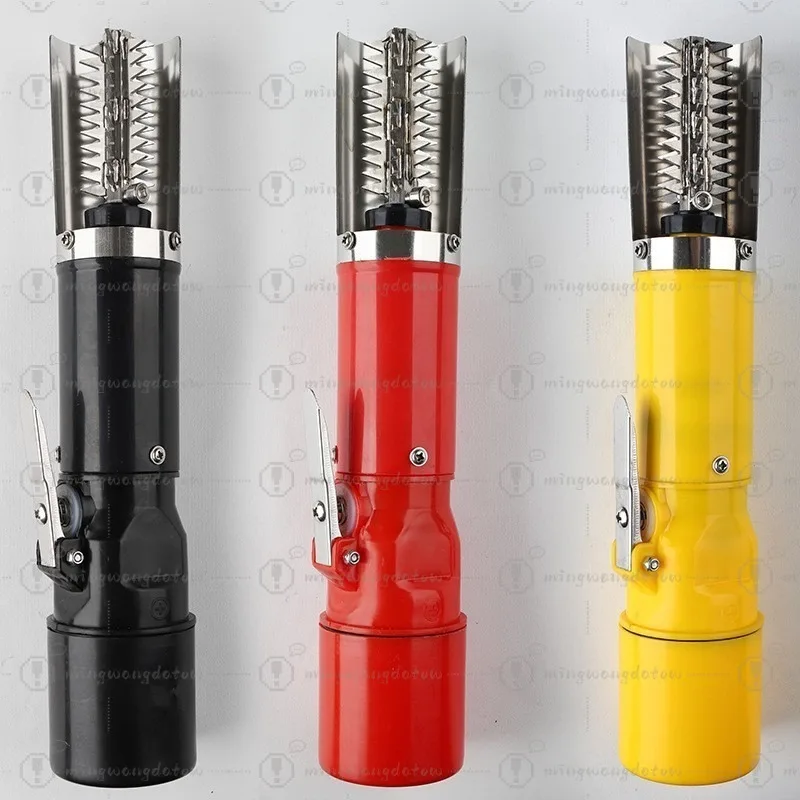 Portable Electric Fish Scaler Waterproof Rechargeable Fish Scale Remover Stainless Steel Scraper for Seafood Processing Home Use