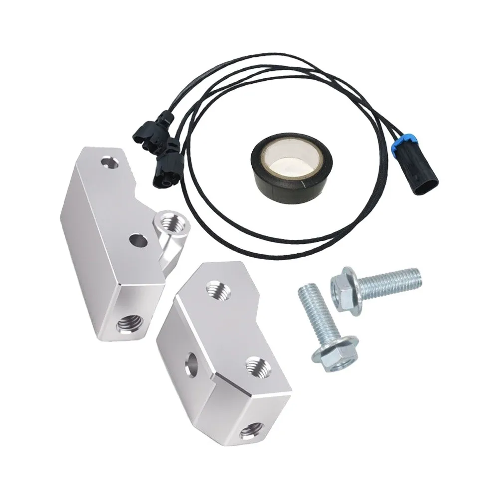 Knock Sensor Relocation Bracket Assembly with Wiring Harness for Chevy For LS For Gen 3 97-07 Vehicles Knock Sensor