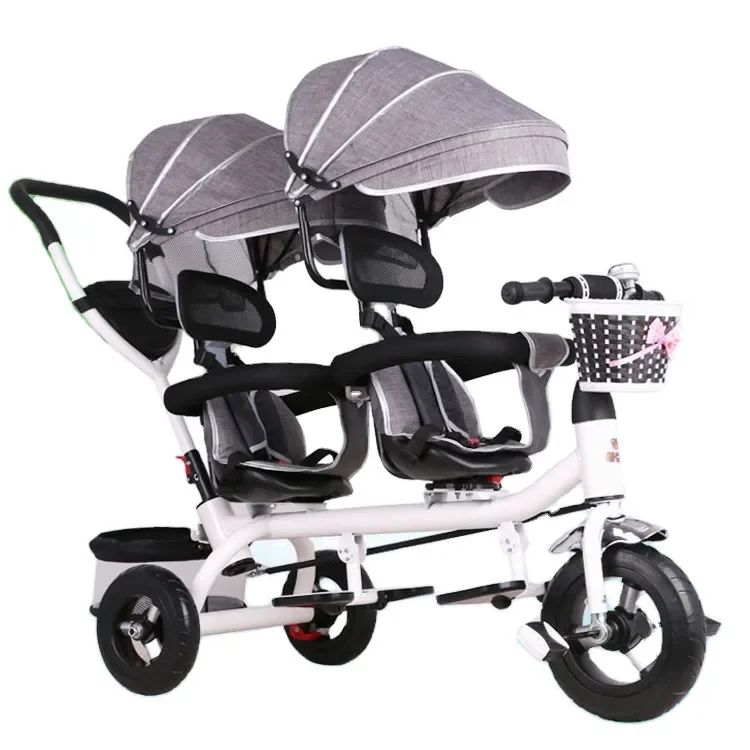 

# Hot Factory Wholesale Tricycle Twin Stroller Boy And Girl Outdoor Bicycle/hot Selling