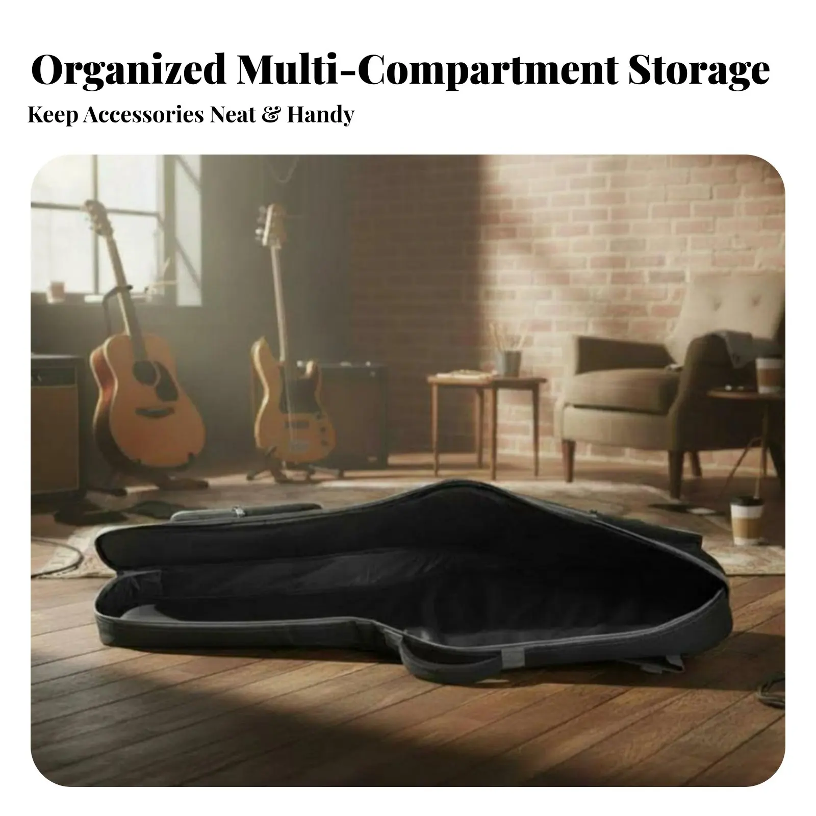 

Чехол для электрогитары с утолщенной подкладкой, мягкий чехол для электрогитары, водонепроницаемый чехол для музыкального инструмента, защита для музыкального оборудования