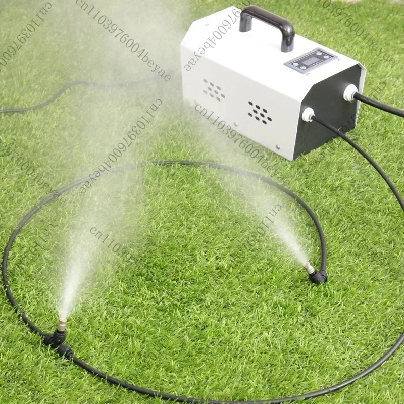 Sistema de pulverização de umidificação de supressão de poeira de umidificação de ambiente de spray de gramado de jardim de rega automática