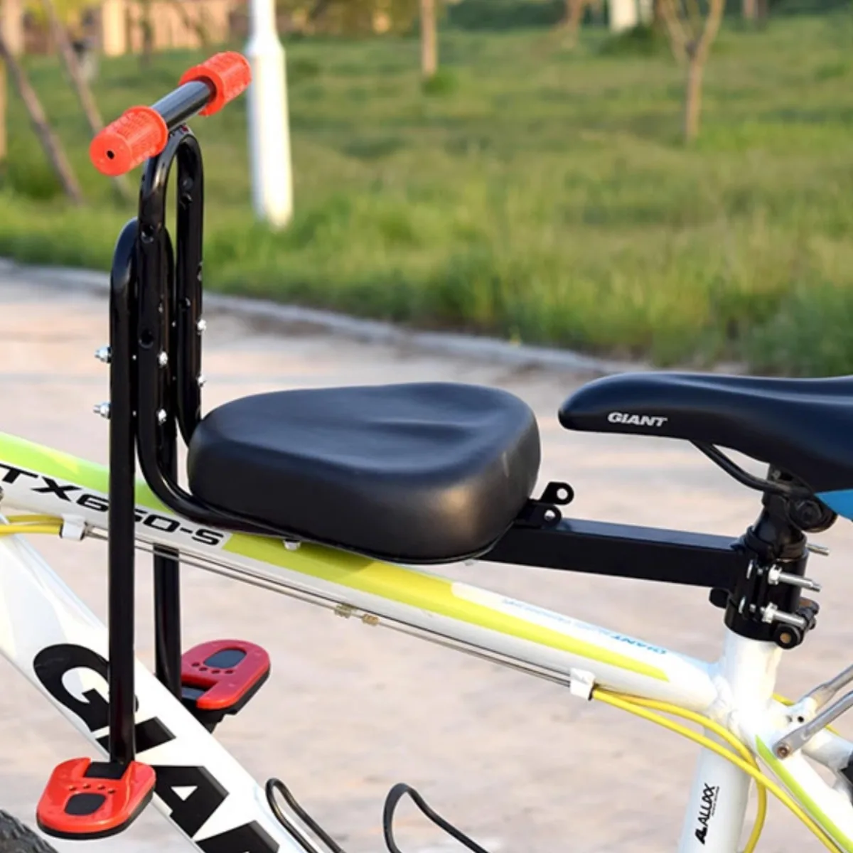 Kids Bicycle Saddle Mountain Bike Cycling Child Seat Electric Bike Front Baby Safety Guard Seat Shifter Cushion Parts