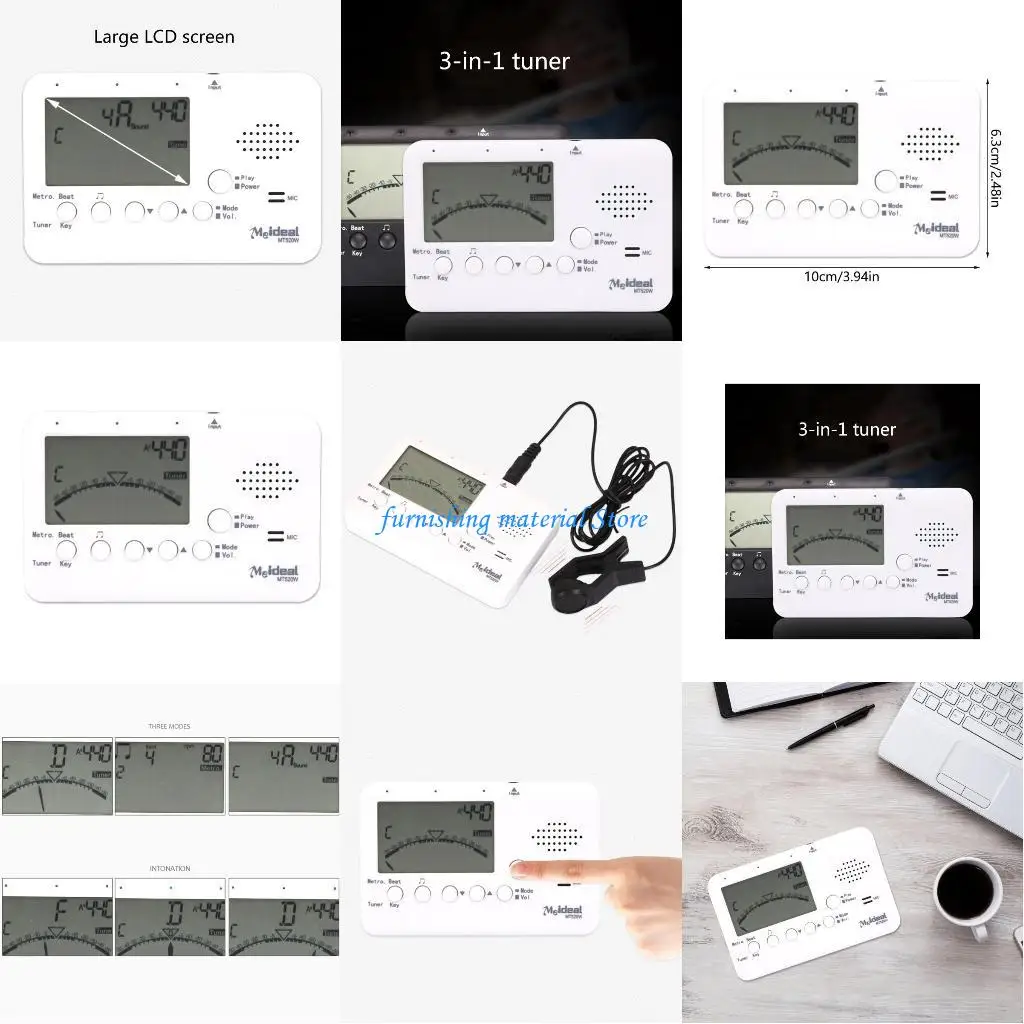 

Y5GD Wind Instrument Tuner Electric Metrono Clarin Saxophone Flute Trumpet