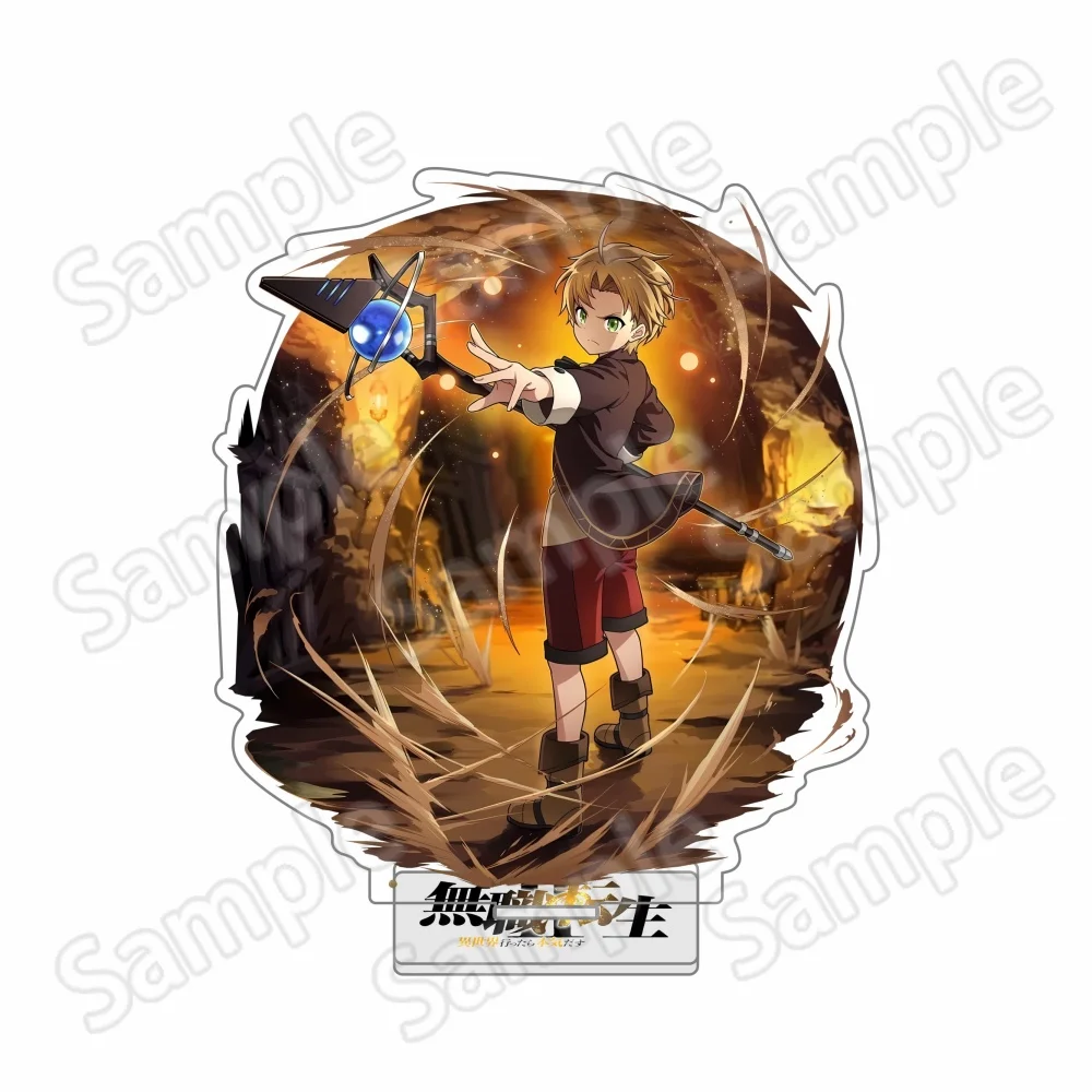 Mushoku Tensei Elinalise Dragonroad 15cm Acrylic Stand Keychain, Double-Sided Sandwich Printing, Desktop Ornament, Anime Merchan