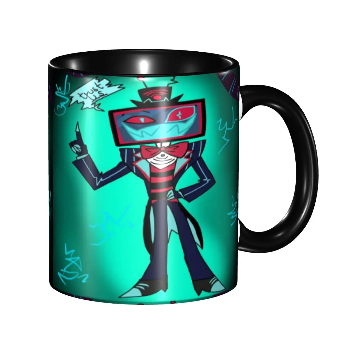 Hazbines Hoteles Alastor Vox 2 Tazza da caffè Tazze divertenti regalo per donna uomo