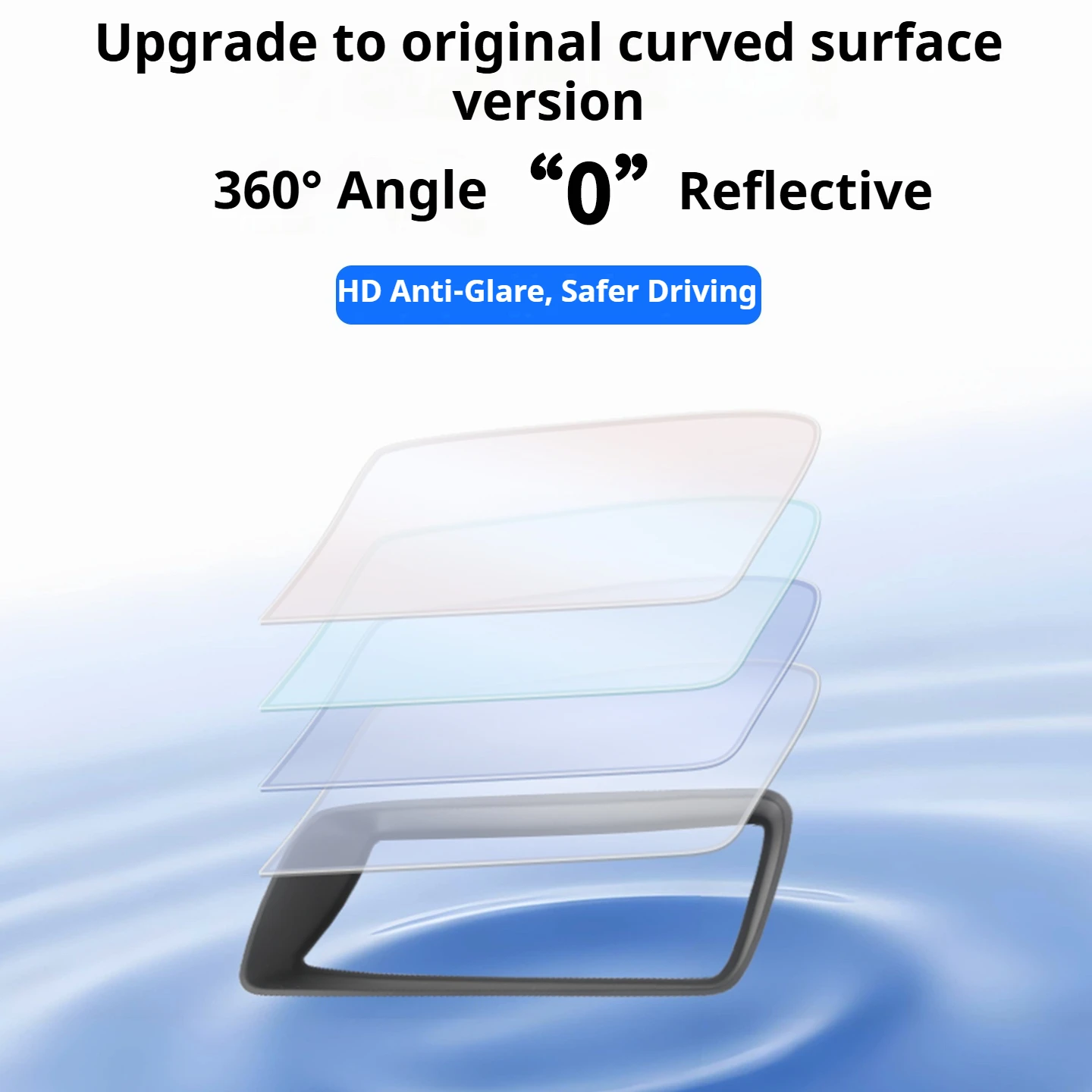 For Denza Z9GT 2024-2026 Curved Inset HUD Lens Guard, 1:1 OEM Custom Fit, No Mirroring, Car Interior Accessories