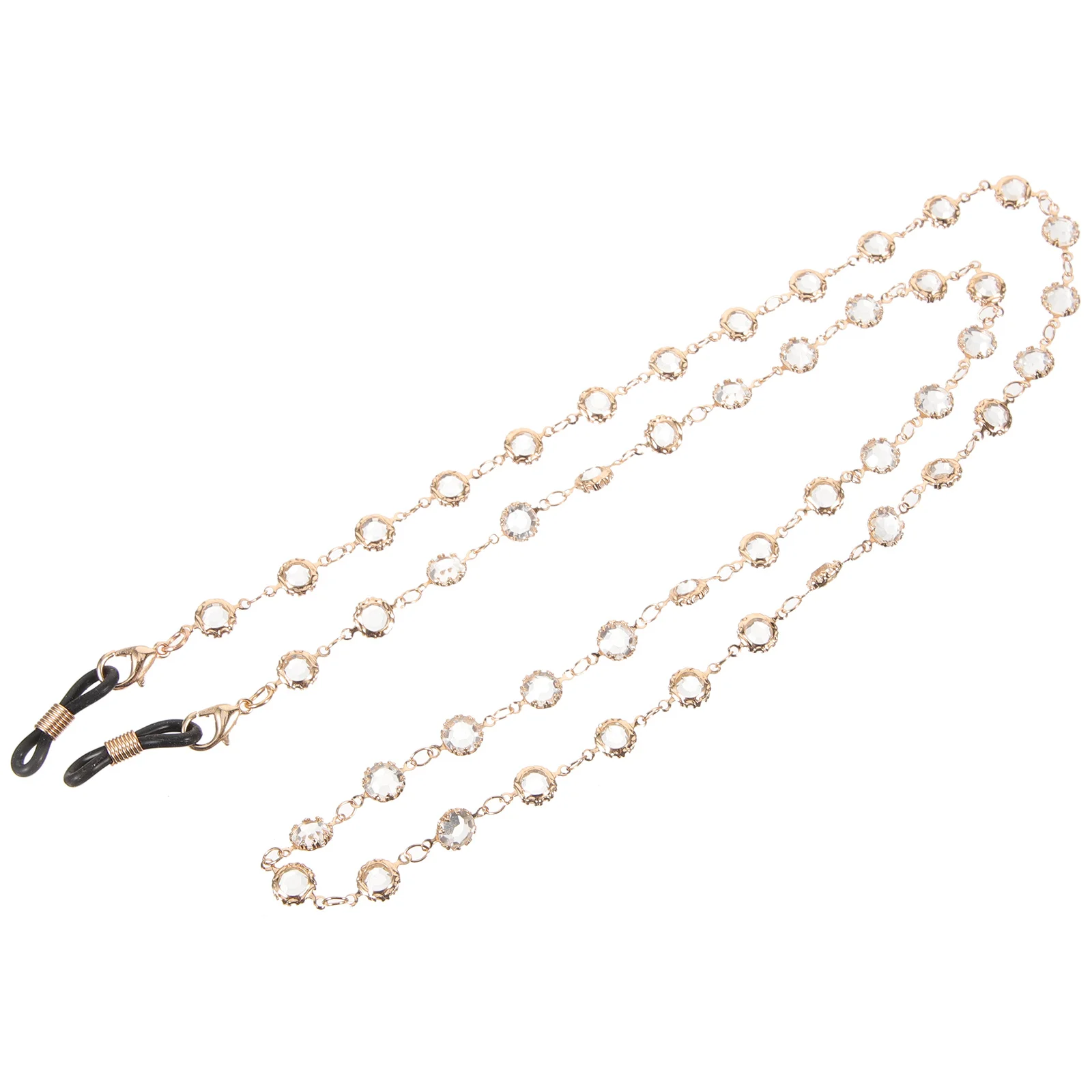 

1Pcs Metal Glasses Chain Eyeglass Holder Non-Slip Chain Anti-Lost Clip for Glasses Mask Hanging Mask Hanging Rope