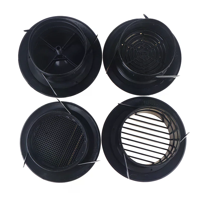 75/100/125mm Round Ducting Ventilation Cover Air Vent Extract Valve Grille Air Circulation Vents Cover