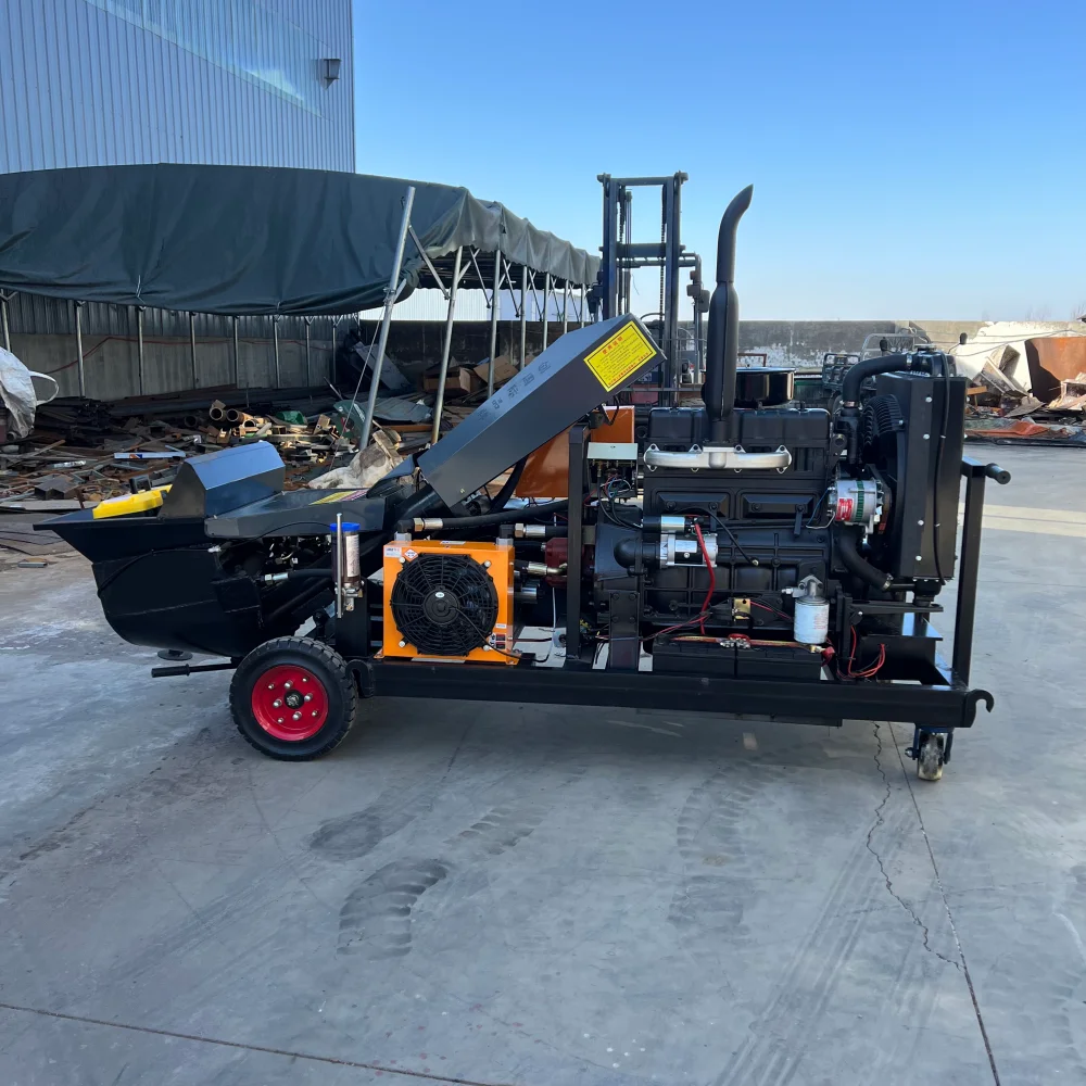 Custom Mini Small Concrete Pump Machine Manufacturer - Bomba De Concreto Betonpomp Truck-Mounted Concrete Transfer Pump