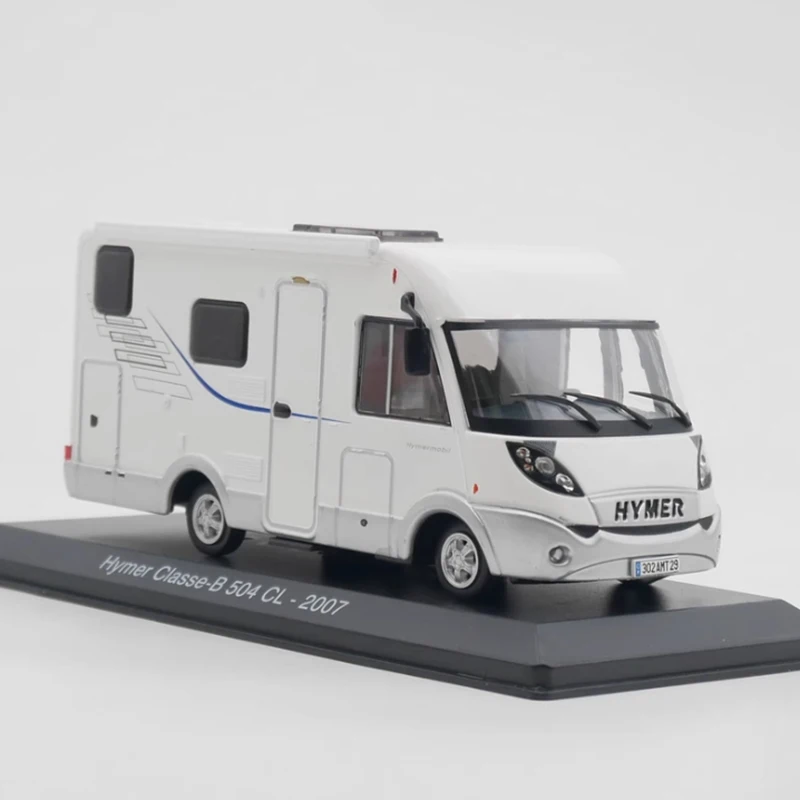 IXO Diecast 1:43 Skala Hymer Classe-B 504 CL 2007 Samochód kempingowy ze stopu aluminium Kolekcja modeli Dekoracja Prezent Zabawki Statyczny wyświetlacz