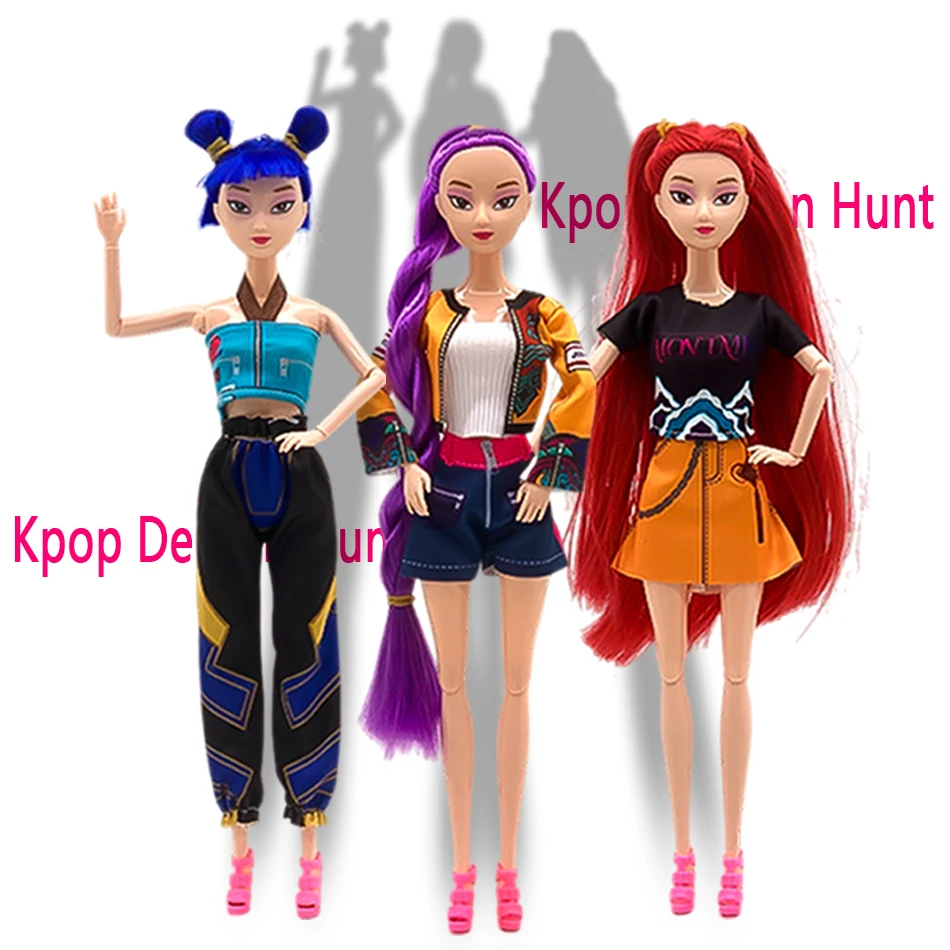 2025 NUOVO Anime KPop Demon Hunters Doll Giocattolo in vinile Rumi Mira zoi Personaggio maschera in vinile figurine Regalo di compleanno Fan Club Regali