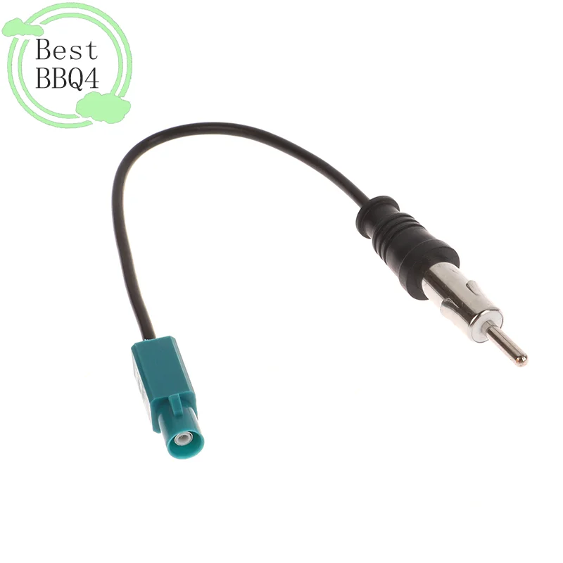 (BBQ4)Universal Car FM Stereo Radio Antenna Adapter Cable Fakra Z Male To DIN Plug Converter Radio Auto Audio Aerial Cable Part
