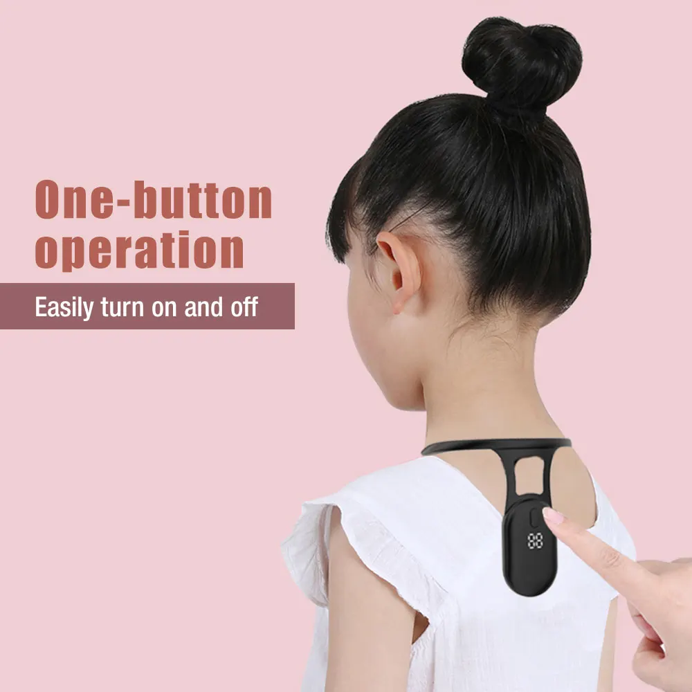 Smart Back Posture Corrector Device Posture Training Humpback Corrector Trainer LCD Pose Correction Device Neck Hump Corrector