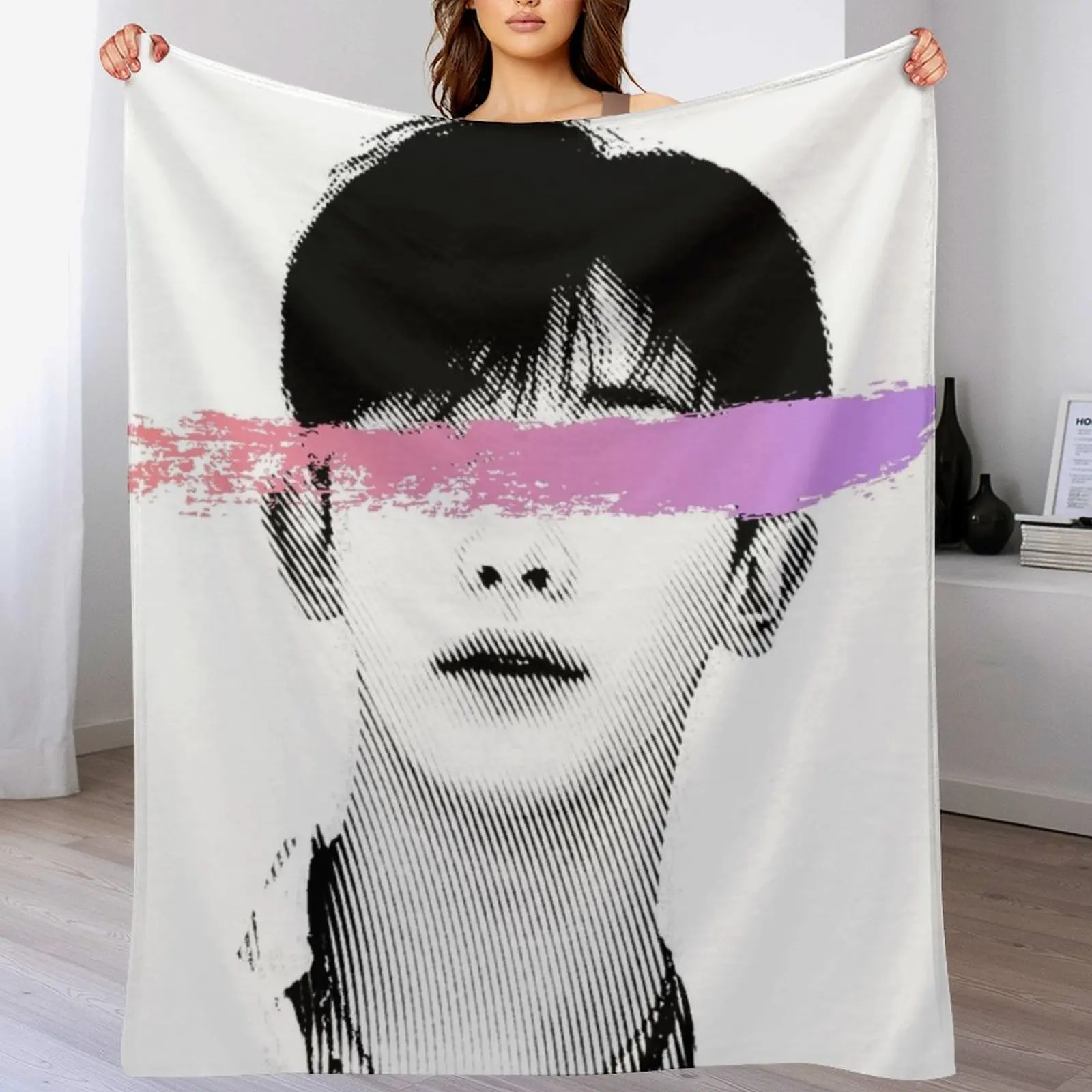 monstax wonho Throw Blanket Extra Large Throw warm for winter Vintage Blankets