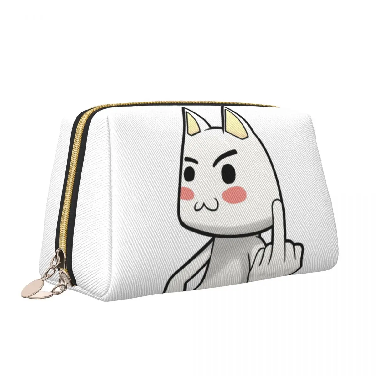 Travel Cartoon Animation Toro Inoue Cat Toiletry Bag Kawaii Cosmetic Makeup Organizer Women Beauty Storage Dopp Kit Case