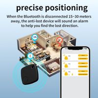 Anti-lost Pet Bluetooth GPS Tracker Wireless Tracker Bluetooth 5.0 Smart Tracker Plastic Alarm GPS Locator For Dogs Cats