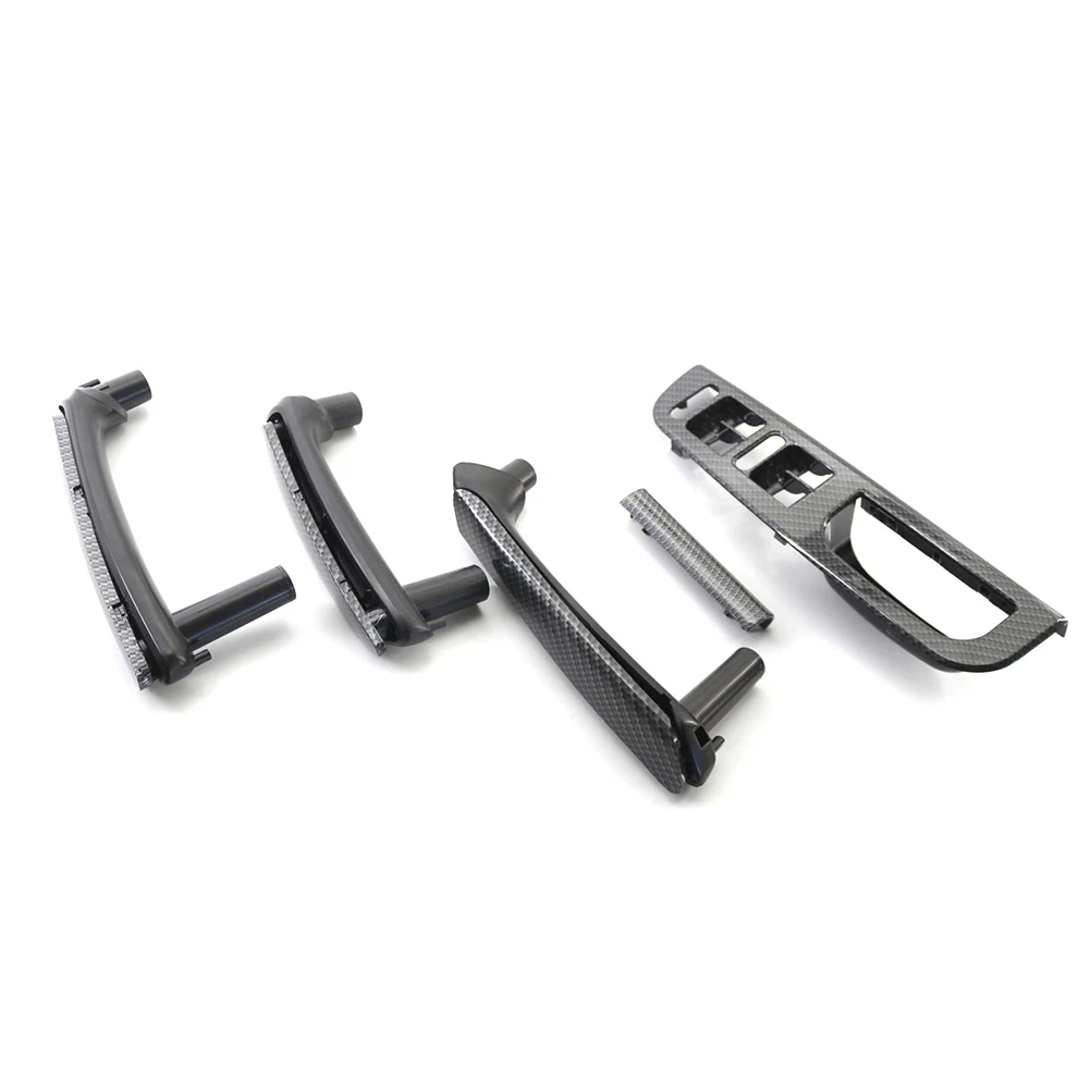 

Interior Door Pull Handle Driver Door Window Switch Bezel + Interior Door Pull Handles Set for VW Passat B5 1998-2005 4-Door LHD