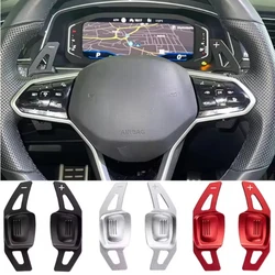 For VW TSI Golf8 MK8 TSI POLO MK6 Touareg TSI Car Accessories Car Steering Wheel Paddle Extend DSG Direct Shift Paddle Cover 2X
