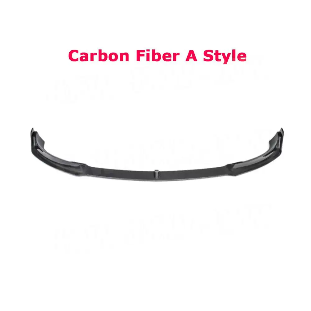 Carbon Fiber Car Front Bumper Lip Protect Guard For Tesla Model Y FRP Front  Lip Spoiler Splitter Chin Lip Body Kit