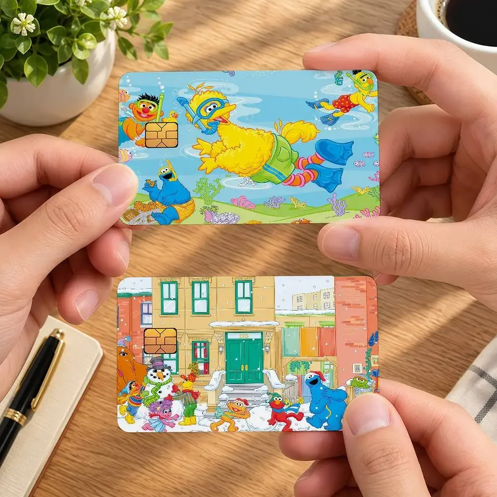 Cartoon S-Sesame-S S-Street-ES Anime Credit Card Stickers Canvas Prints Manga Decor HD