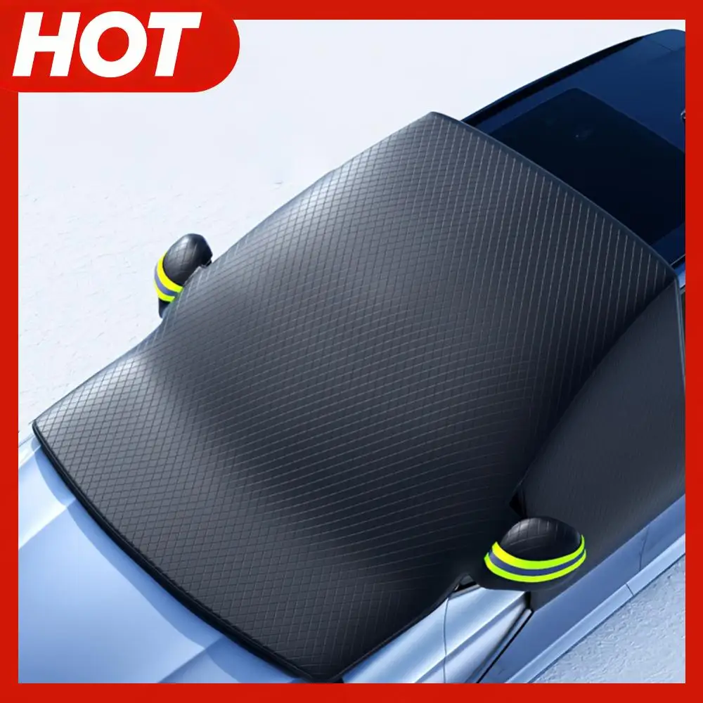 

Magnetic Car Window Snow Cover Oxford Cloth Winter Glass Sun Visor Waterproof Car Anti Freeze Snow Windshield Cover for Ice Snow
