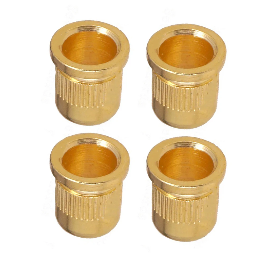 4 PCS Electric Bass String Mounting Ferrules Wire Cases Electric Bass Replacement String Ferrules Bushings For Electric Guitar
