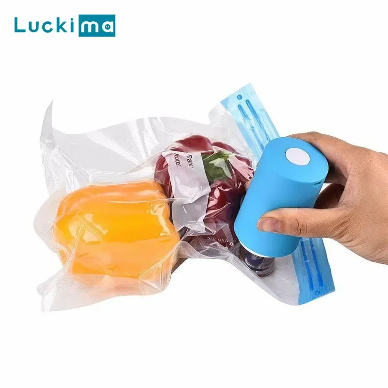 Mini USB Charging Vacuum Sealer Storage Air Pump Electric Home Accessories for Sous Vide Packaging Food Clothes Saver Bag