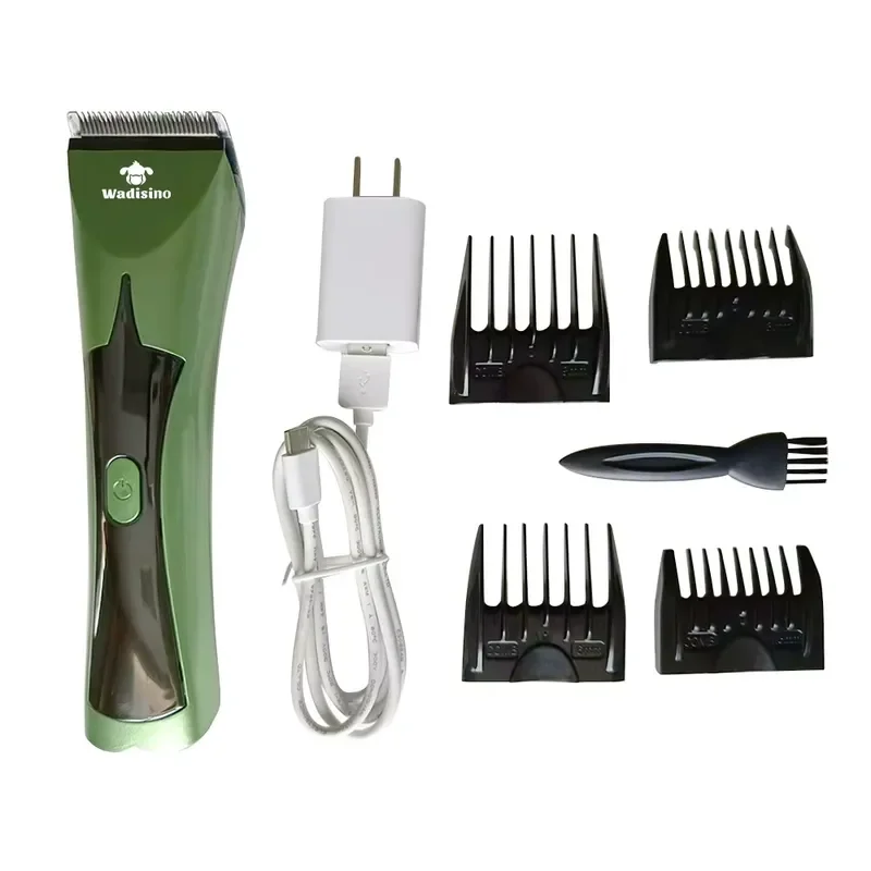 Professional Cordless Pet Hair Clipper Trimmer Shaver Grooming Kit with Metal Blades for Dog Cat