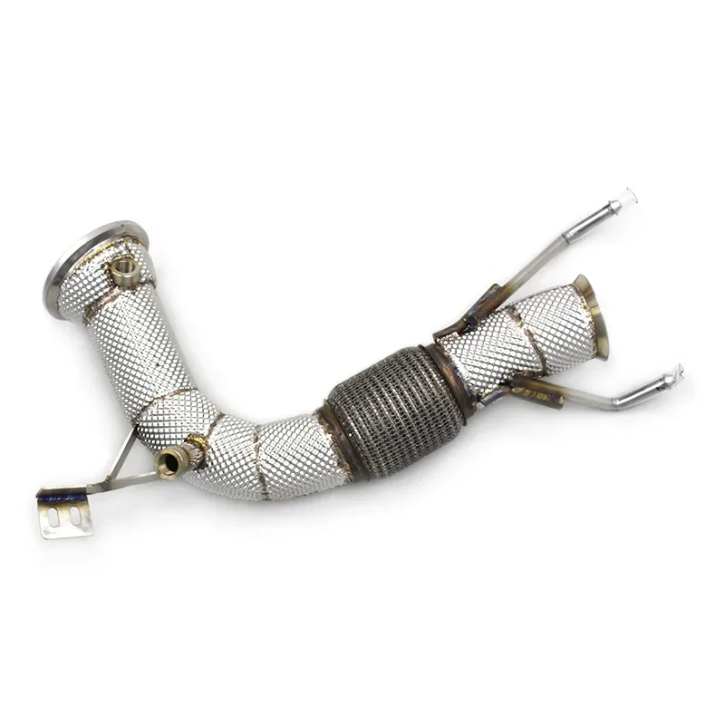 FOR MINICOOPER/COUNTRYMAN/JCW 2.0T HEAD SECTION 304 STAINLESS STEEL EXHAUST PIPE EXHAUST PIPE BRANCH DOWNPIPE (WITH CATALYZER)