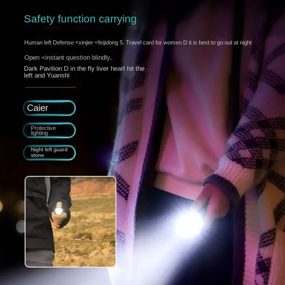 Mini Flashlight Thumb Flashlight Handheld Flashlight Led Flashlight Small Flashlight Super Strong Illumination Flashlight