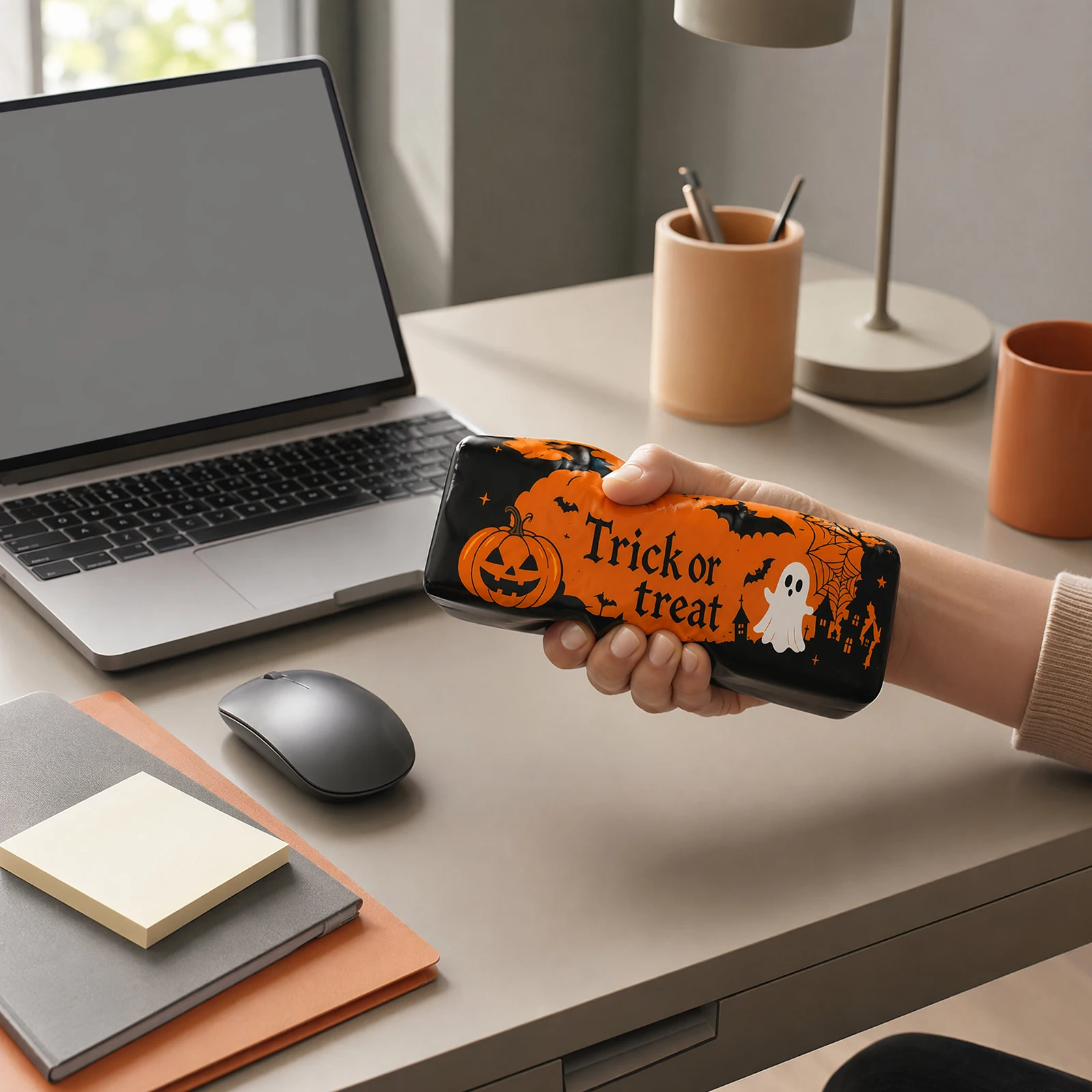 Slow Rising Halloween Butter Stick PU Foam Squeeze Fidget Sensory Toy 3.15x1.57inch