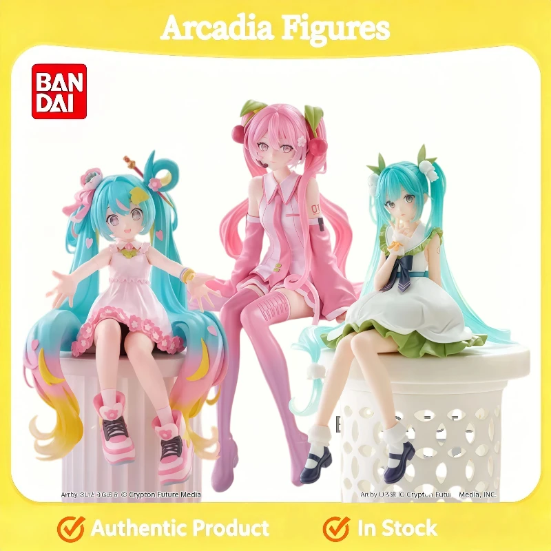 [En stock] FuRyu Hatsune Miku Lily of The Valley Fairy Blue Onion Instant Noodle Press Model Anime Coleccionables Figuras de Juguete Muñeca