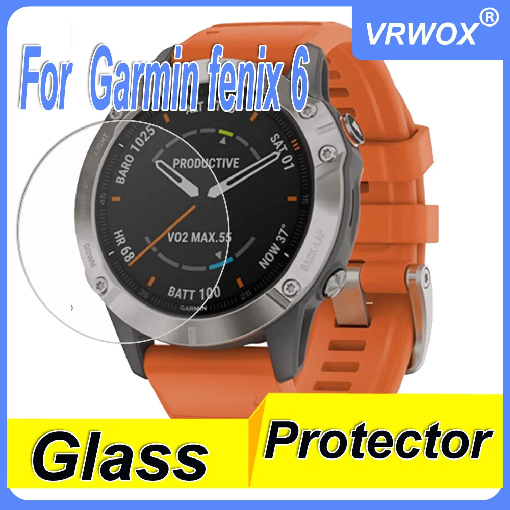 3Pcs 9H Tempered Glass For Garmin Fenix 6 6S 6X Pro 7 7S 7X  5 5s Smart Watch Clear HD Screen Protector Film Accessories