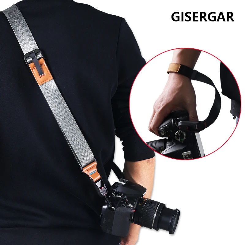 Camera Strap Nylon Adjustable Shoulder Neck Belt Quick Release Sling for Nikon Canon SLR DSLR Digital Camera Convenient Shoot