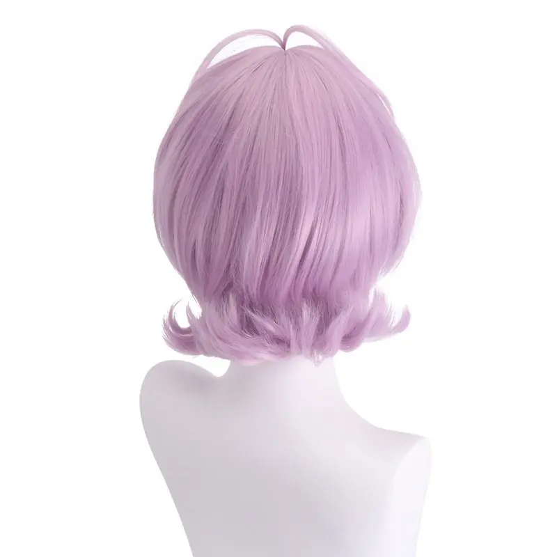 13.8 Inch Wig Heat Resistant Synthetic Hair Halloween Party Woman Osana Najimi Wigs Net Cap