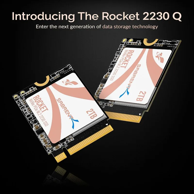 Rocket Q4 2230 NVMe SSD 2TB – SSD interno PCIe Gen4 M.2 per Steam Deck, ROG Ally, Surface Pro, Mini PC – QLC senza DRAM