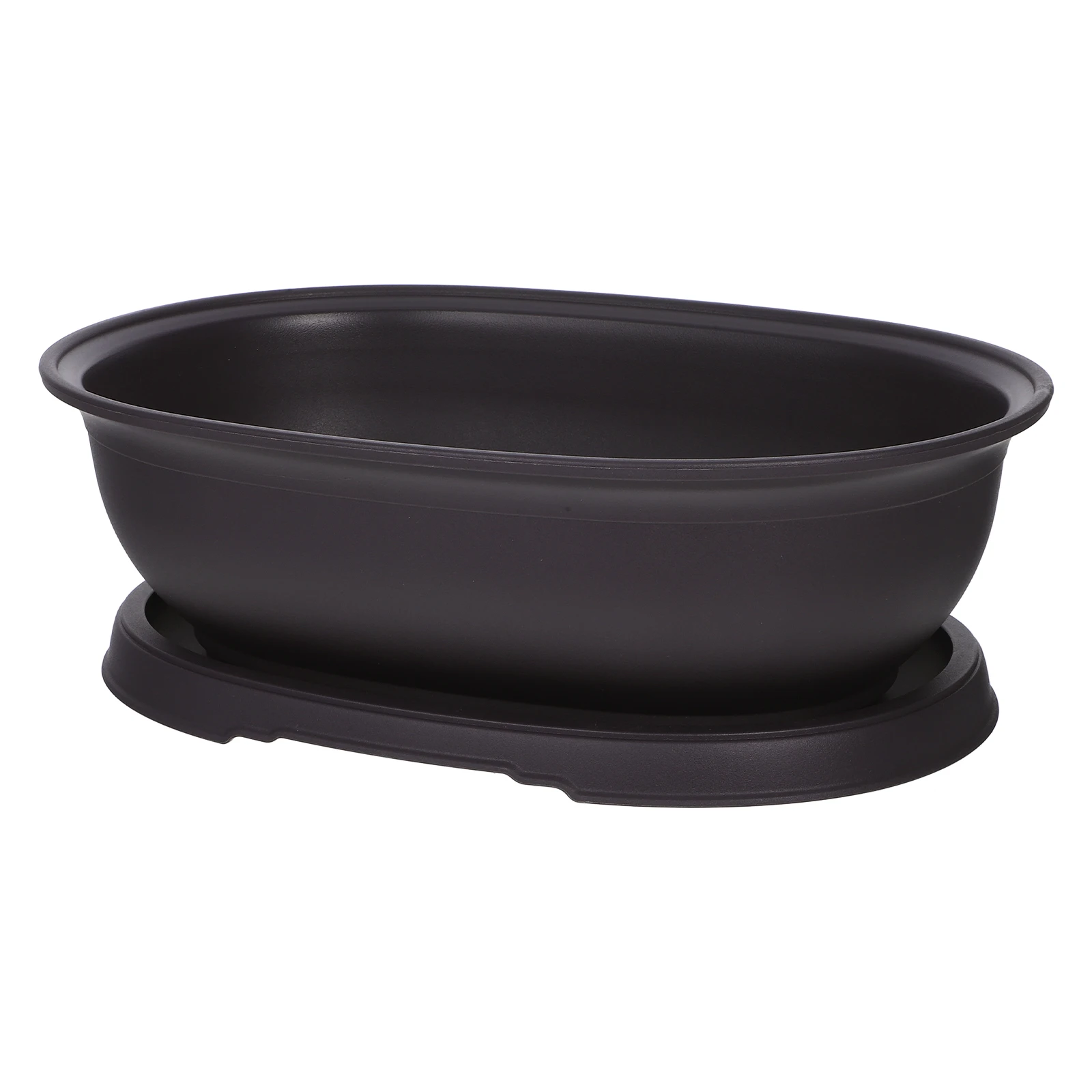

Oval Plant Pot Plants Nursery Planting Pots Bonsai Flower Garden Flowerpots Growing Thicken Plastic Planter
