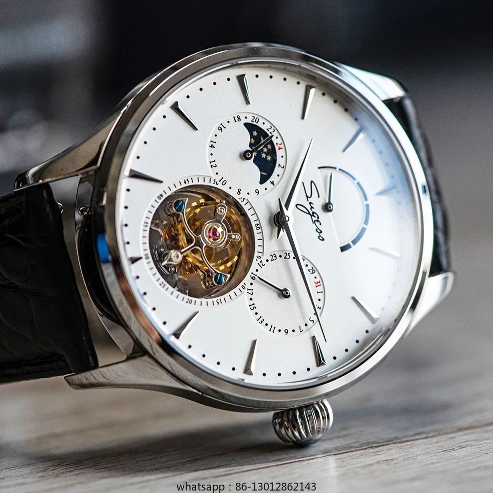 8007 Tourbillon Movement Multifunctional Mechanical Men's Watch Fashion Men's Watch Business Waterproof Watch
