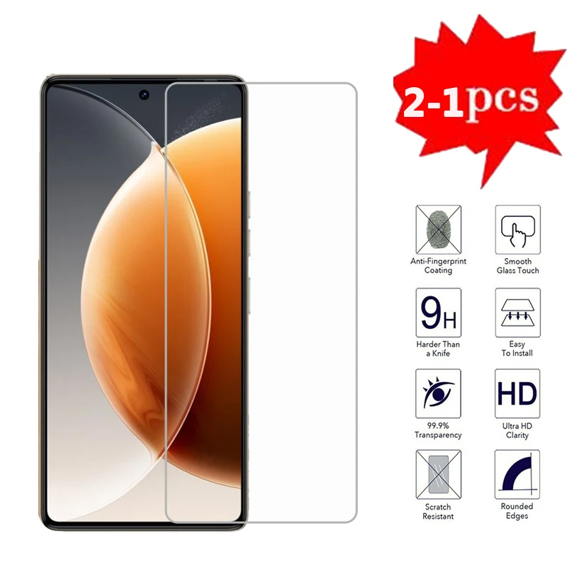 2-1Pcs Tempered Glass For Tecno Camon 30 Premier 5G 30 Pro Camon 30 4G 5G Glass on Tecno Pova 6 4G 6 Pro 5G Pova 6 Neo Protector