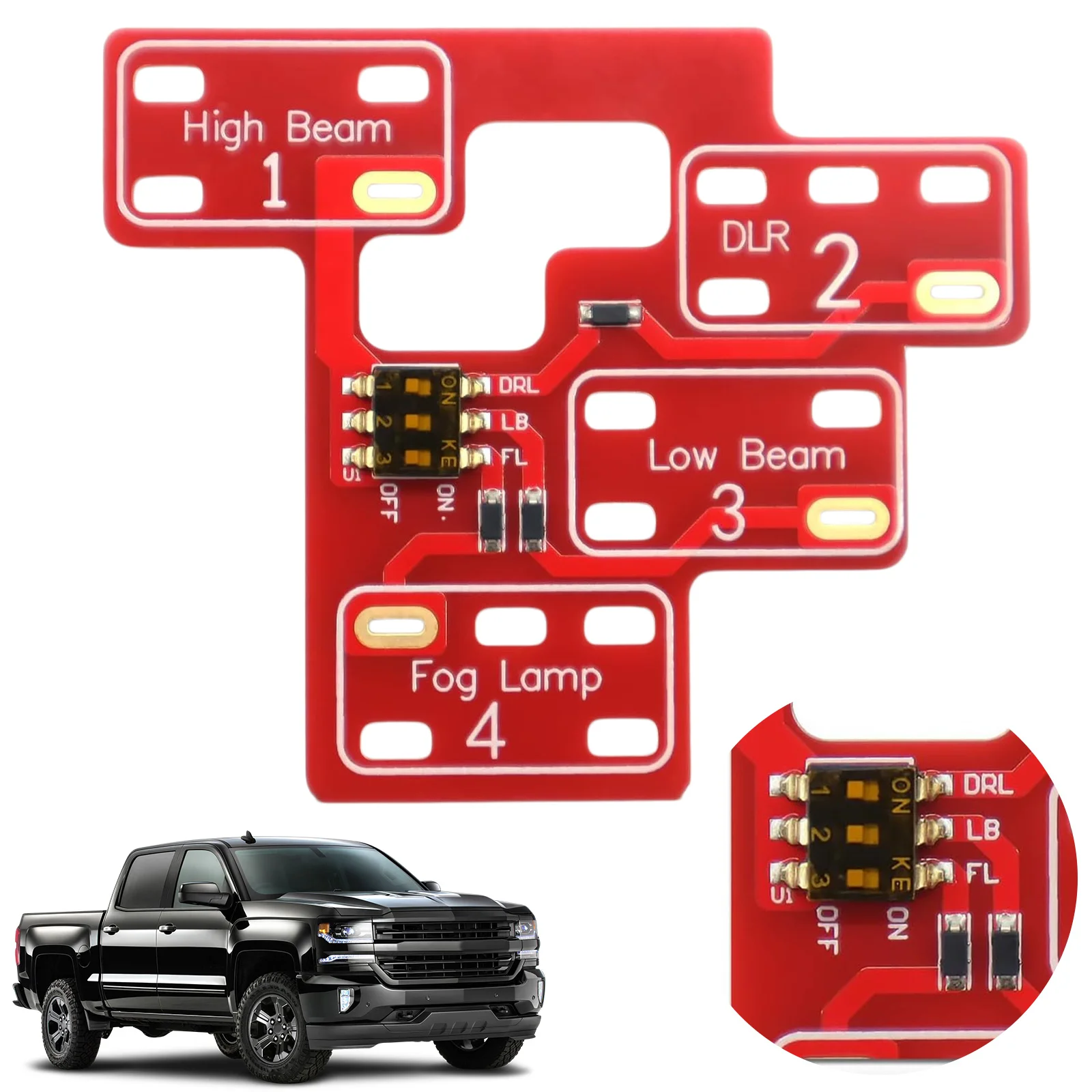 Customizable 6 & 8 High Mod Plug & Play Installation All Lights on Mod for Chevy Sierra 1500/2500/3500 Classic 2003-2007