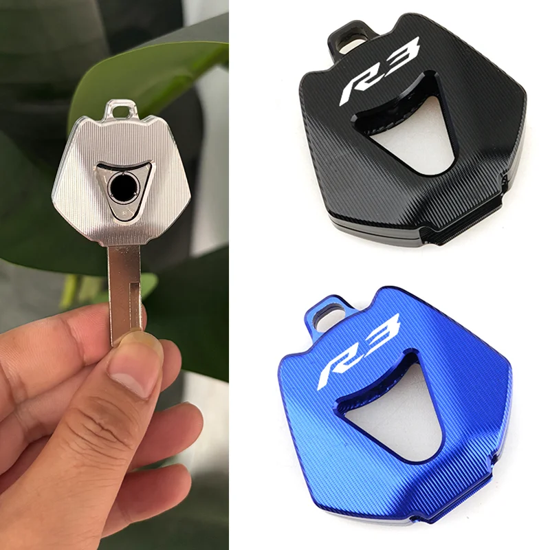 Fit-For-Yamaha-YZFR3-YZF-R3-YZF-R3-R3-FZ3-Moto-Accessories-Refitting-Parts-Aluminum-CNC-Key-Cover-Case-Shell-Keychain-Keyring