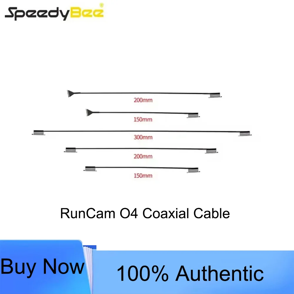 SpeedyBee RunCam O4 Coaxial Cable FPV Digital System 150/200/300mm Compatible DJI O4 / O4 Pro Coaxial Cable for FPV Drone