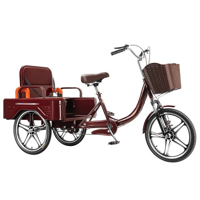 Tricycle, scooter for the elderly, rickshaw pedal, adult bicycle, light compact car