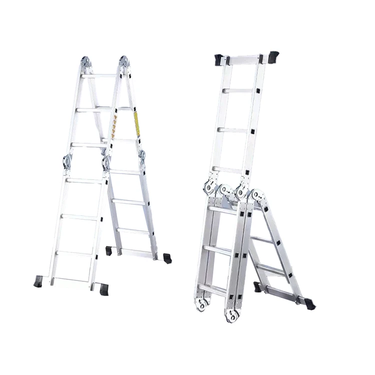 Soft Closing Aluminum Multipurpose Telescopic Ladder Escalera Telescopic Multiusos De Aluminio