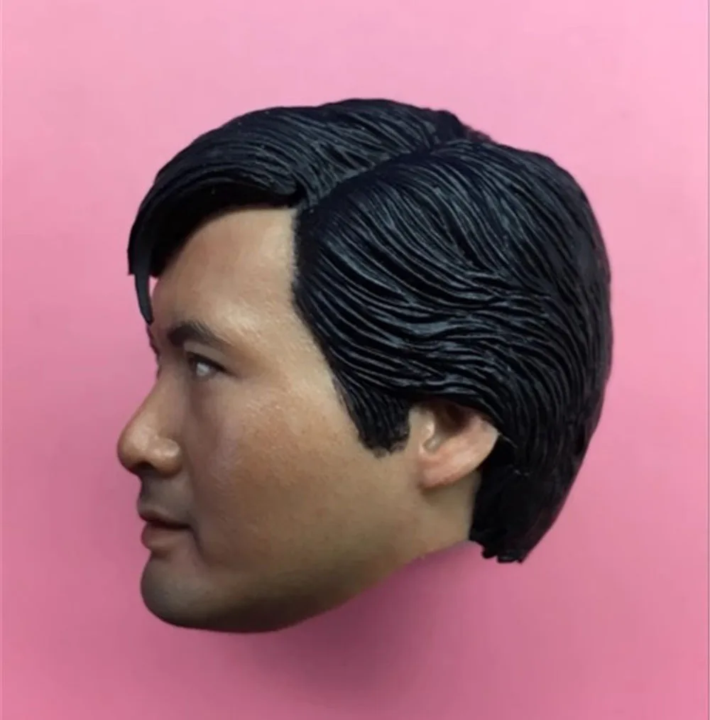 Große Verkäufe 1/6 ein besseres morgen Gangland Chef Chow Yun Fat Man Kopf Skulptur Schnitzen passen 12 "Action figur sammel bar DIY