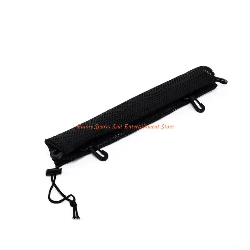 C4DE 메시 단일 볼 캐리 가방 접힌 농구 가방 농구 및 기타 스포츠를위한 조절 가능한 어깨 끈이있는 농구 가방