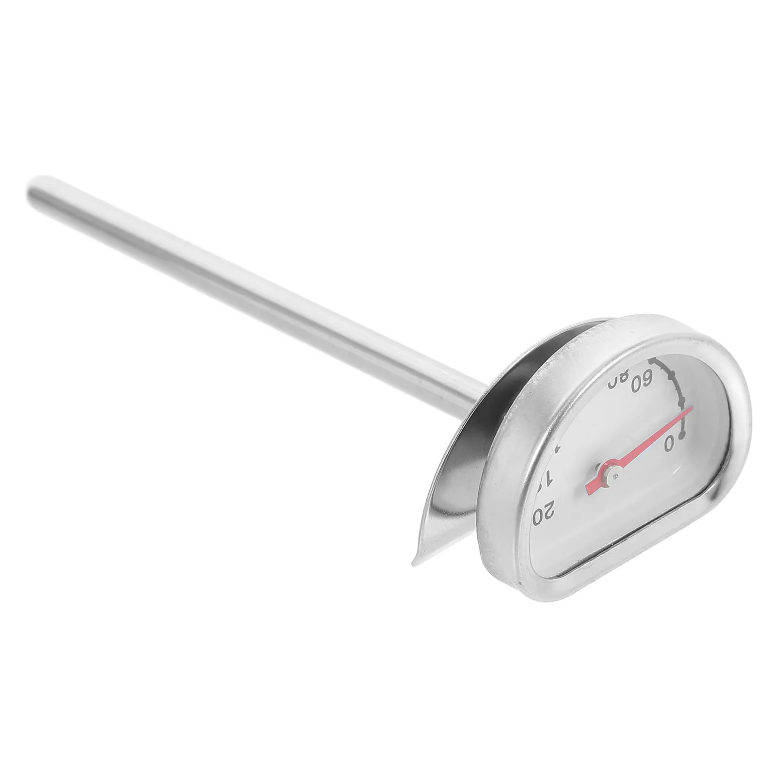 

Frying Thermometer Oil Silver Stainless Steel Kitchen Baking Cooking Liquid Deep Probe Thermometers Wide Range Stand