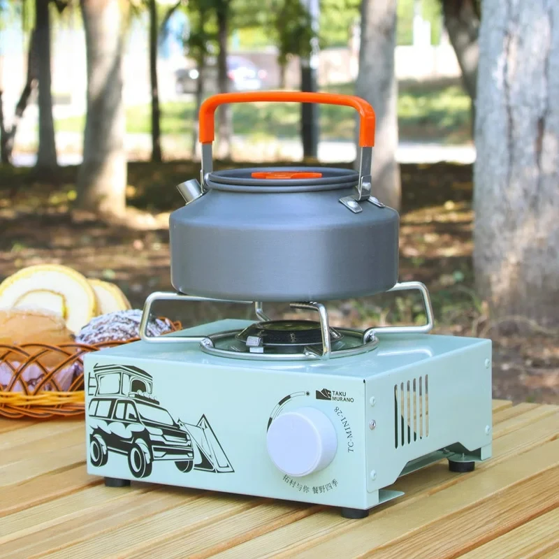 

Pink Squirrel outdoor gas burner 2100W high firework camping gas stove portable cassette furnace picnic equipment